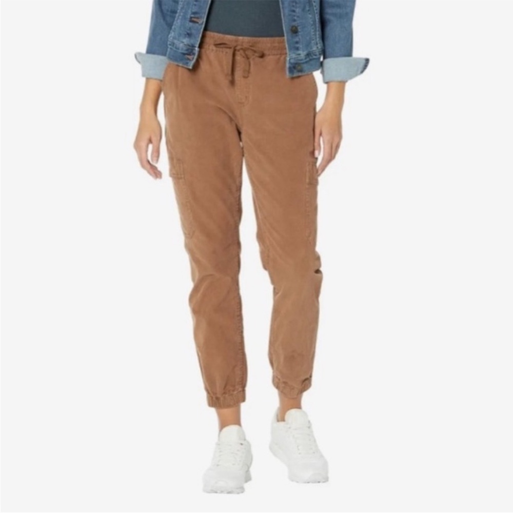 Prana Lost Hwy Corduroy Cargo Jogger Pant Brown Gorpcore Granola Outdoor-Medium
